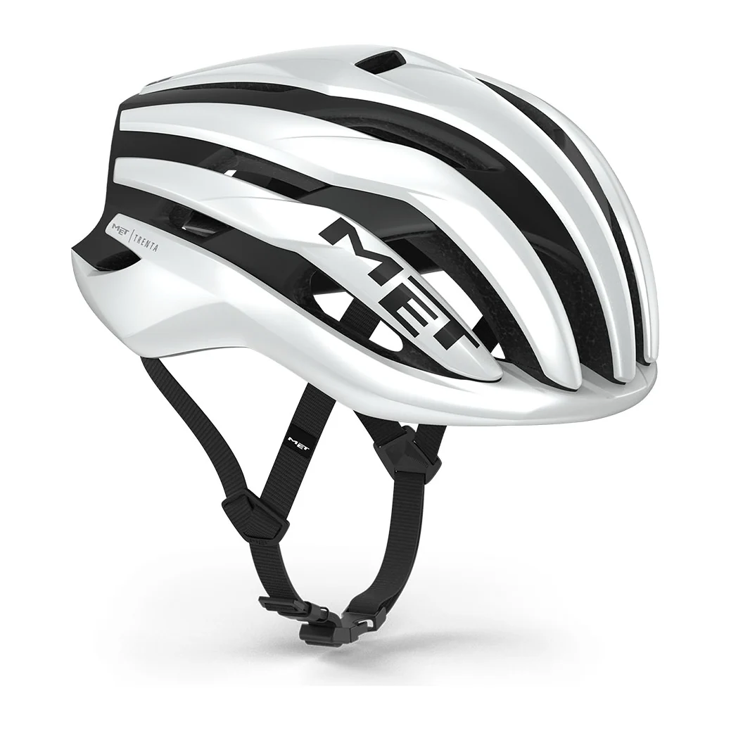 MET Trenta Mips White Black / Matte Gloss — 1