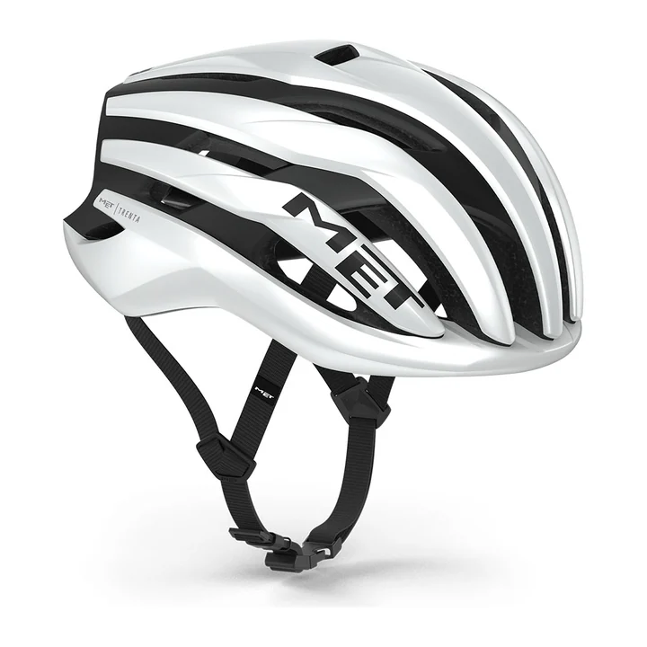 MET Trenta Mips White Black / Matte Gloss
