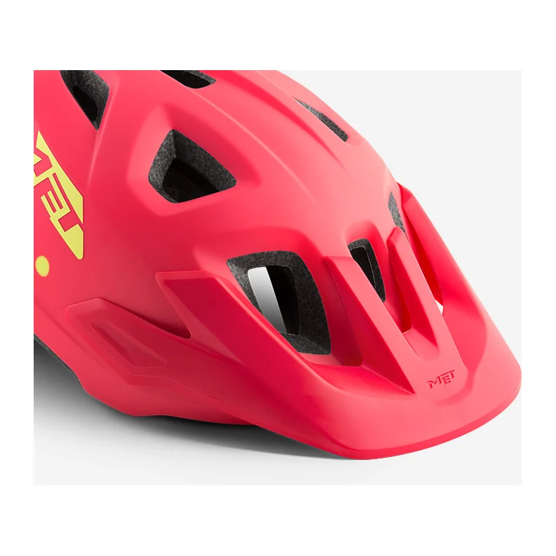MET Козирок Visor Eldar Coral Pink | Matt Coral Pink Polka Dots Matte — 1