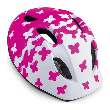 MET Superbuddy White Pink Butterflies / Matte